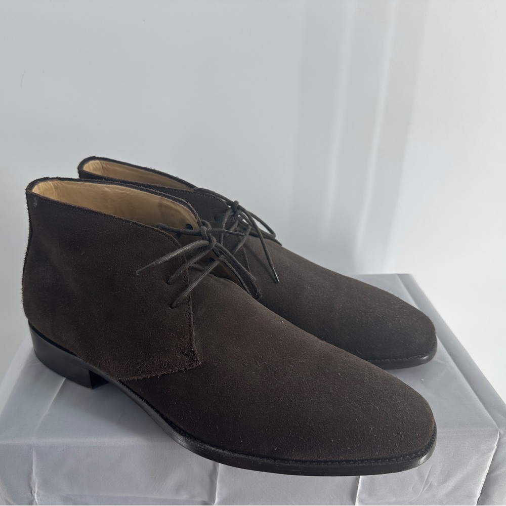Jack Erwin brown suede chukka boots